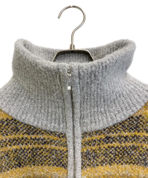 kelen（ケレン）kelen (ケレン) オリジナルボーダーニットプルオーバー“ADILS” イエロー サイズ:FREEの古着・服飾アイテム