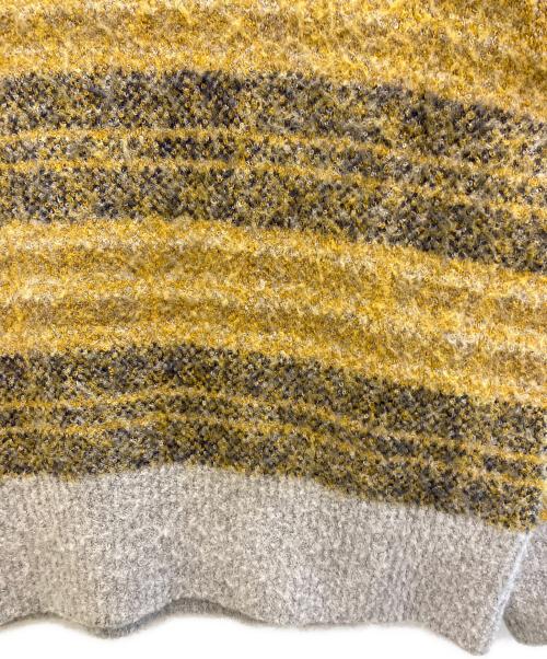 kelen（ケレン）kelen (ケレン) オリジナルボーダーニットプルオーバー“ADILS” イエロー サイズ:FREEの古着・服飾アイテム