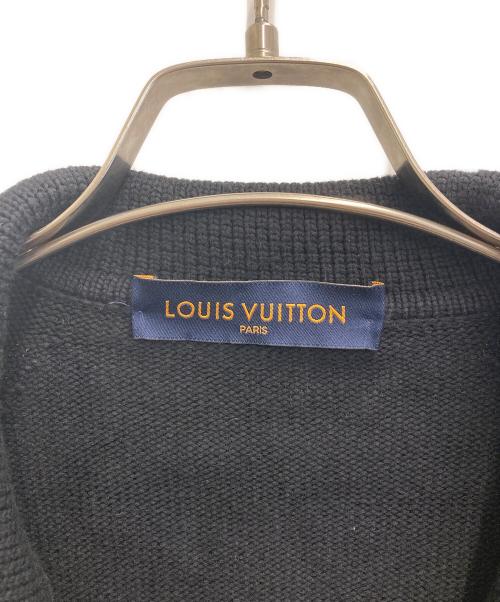 LOUIS VUITTON（ルイ ヴィトン）LOUIS VUITTON (ルイ ヴィトン) NBA (エヌビーエー) NBA ジャイアント モノグラム ロゴ カーディガン ブラック サイズ:Mの古着・服飾アイテム