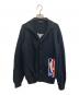 LOUIS VUITTON（ルイ ヴィトン）の古着「NBA ジャイアント モノグラム ロゴ カーディガン」｜ブラック