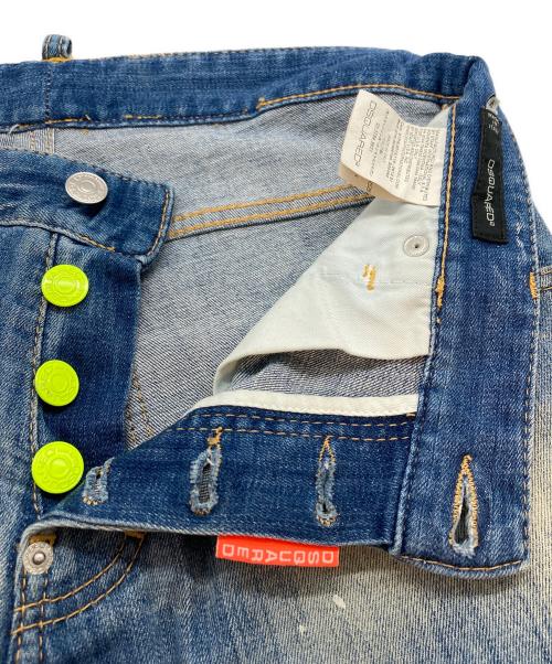 DSQUARED2（ディースクエアード）DSQUARED2 (ディースクエアード) スキニーデニムパンツ インディゴ サイズ:46の古着・服飾アイテム