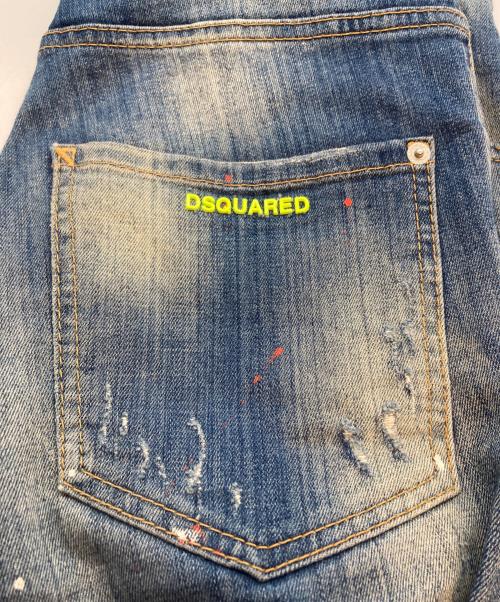 DSQUARED2（ディースクエアード）DSQUARED2 (ディースクエアード) スキニーデニムパンツ インディゴ サイズ:46の古着・服飾アイテム