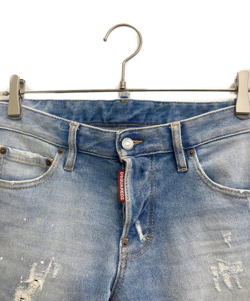 DSQUARED2（ディースクエアード）DSQUARED2 (ディースクエアード) デニムパンツ インディゴ サイズ:46の古着・服飾アイテム