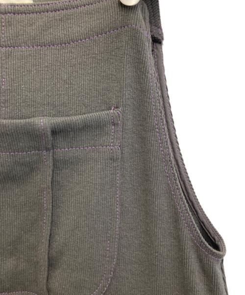 ELCHELE（エルチェレ）ELCHELE (エルチェレ) 25ss EPIC RIB PAINTER OVERALLS グレー サイズ:38の古着・服飾アイテム