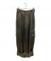 NOUNLESS（ナウンレス）の古着「SHINY POCKET WIDE PANTS」｜グリーン