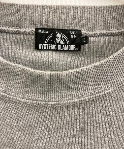 Hysteric Glamour（ヒステリックグラマー）Hysteric Glamour (ヒステリックグラマー) CUSTOM ARTスウェット グレー サイズ:Lの古着・服飾アイテム