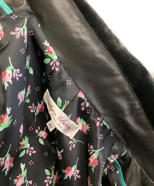 Super Beauty（スーパービューティ）Super Beauty (スーパービューティ) エコファーベスト ブラック サイズ:40の古着・服飾アイテム