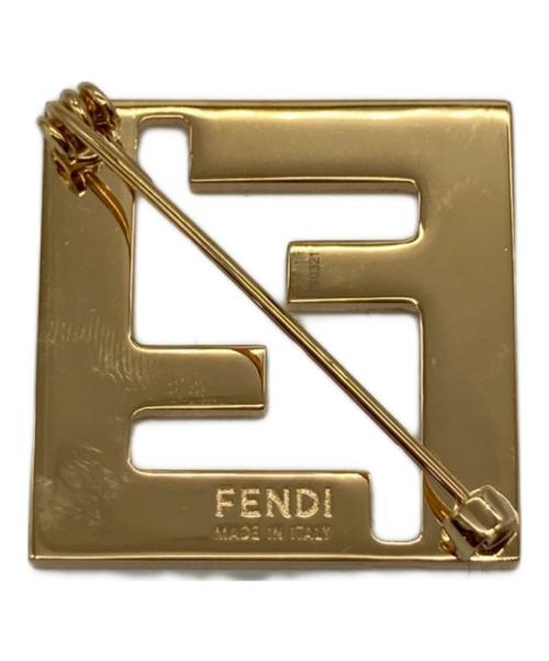 FENDI（フェンディ）FENDI (フェンディ) フォーエバーブローチ ゴールドの古着・服飾アイテム
