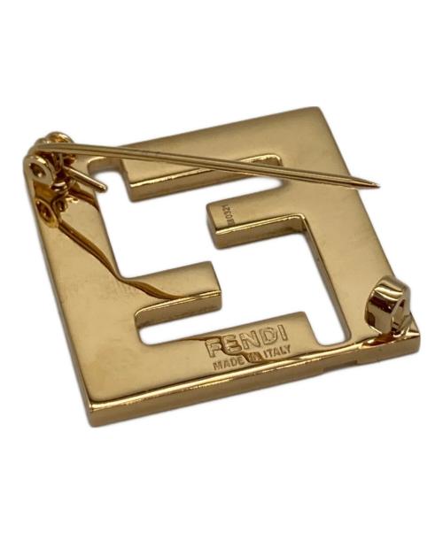 FENDI（フェンディ）FENDI (フェンディ) フォーエバーブローチ ゴールドの古着・服飾アイテム