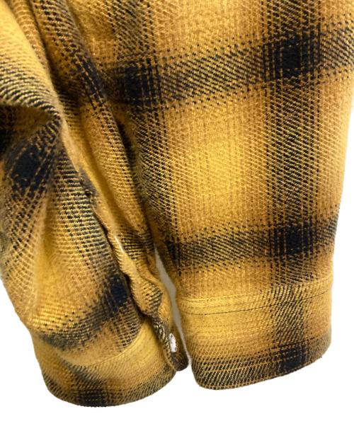 big mac（ビッグマック）BIG MAC (ビッグマック) チェックネルシャツ イエロー×ブラック サイズ:-の古着・服飾アイテム