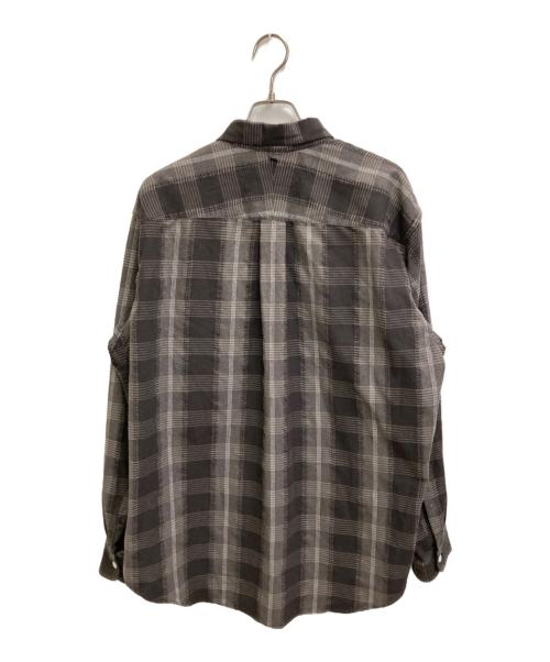 THE NORTHFACE PURPLELABEL（ザ・ノースフェイス パープルレーベル）THE NORTHFACE PURPLELABEL (ザ・ノースフェイス パープルレーベル) Plaid Dobby Field Shirt グレー サイズ:Lの古着・服飾アイテム
