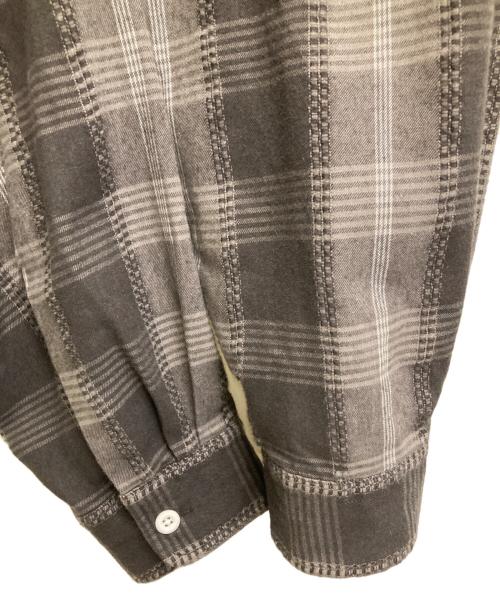 THE NORTHFACE PURPLELABEL（ザ・ノースフェイス パープルレーベル）THE NORTHFACE PURPLELABEL (ザ・ノースフェイス パープルレーベル) Plaid Dobby Field Shirt グレー サイズ:Lの古着・服飾アイテム