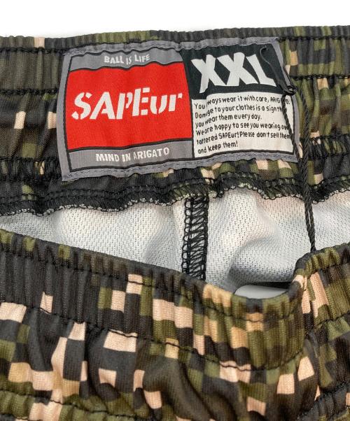 SAPEur（サプール）SAPEur (サプール) ハーフパンツ ブラック×オリーブ サイズ:SIZE XXL 未使用品の古着・服飾アイテム