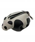 LOEWEロエベ）の古着「レザーアニマル コインパース」｜ホワイト×ブラック