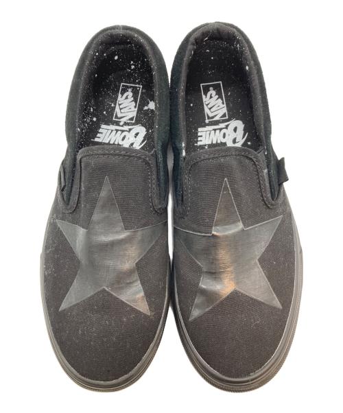 VANS（ヴァンズ）VANS (ヴァンズ) DAVID BOWIE (デビット ボウイ) スリッポン ブラック サイズ:26.5の古着・服飾アイテム
