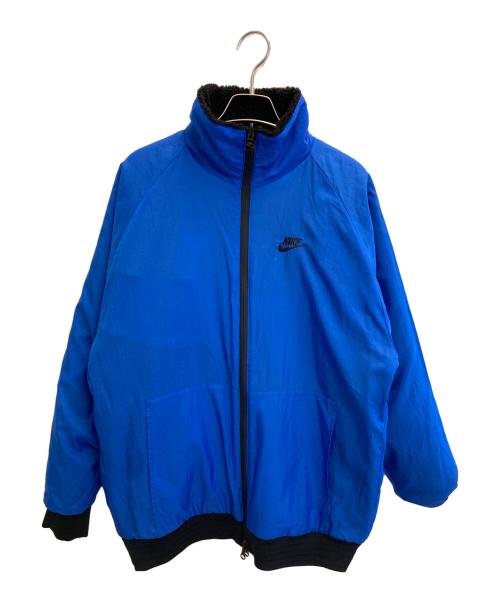 NIKE（ナイキ）NIKE (ナイキ) スウッシュ フルジップ ジャケット ブルー×ブラック サイズ:Lの古着・服飾アイテム