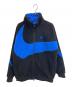NIKE（ナイキ）の古着「スウッシュ フルジップ ジャケット」｜ブルー×ブラック