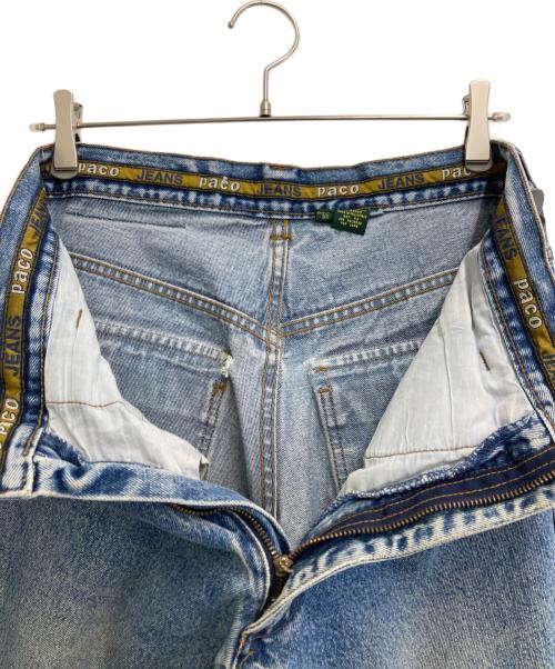 paco jeans（パコジーンズ）paco jeans (パコジーンズ) 刺繍デニムパンツ インディゴ サイズ:-の古着・服飾アイテム