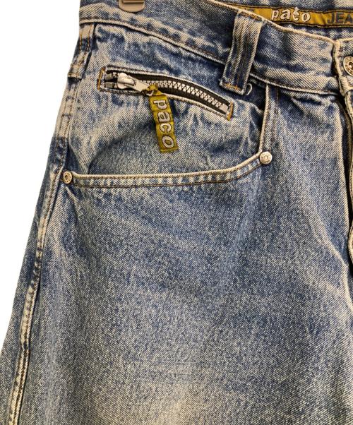 paco jeans（パコジーンズ）paco jeans (パコジーンズ) 刺繍デニムパンツ インディゴ サイズ:-の古着・服飾アイテム