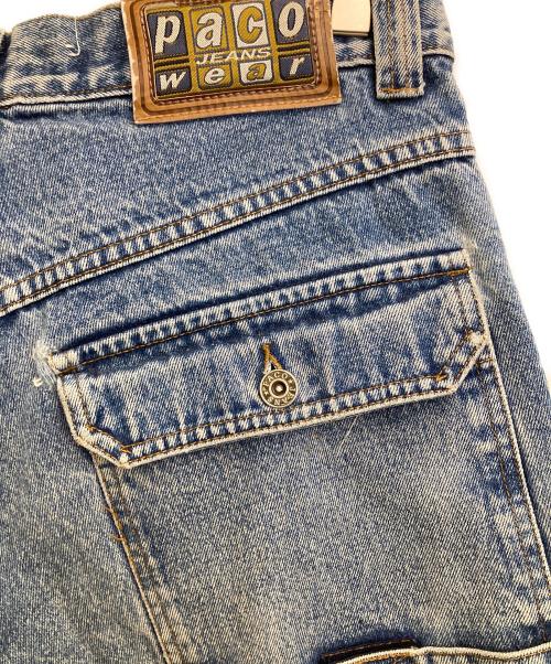 paco jeans（パコジーンズ）paco jeans (パコジーンズ) 刺繍デニムパンツ インディゴ サイズ:-の古着・服飾アイテム