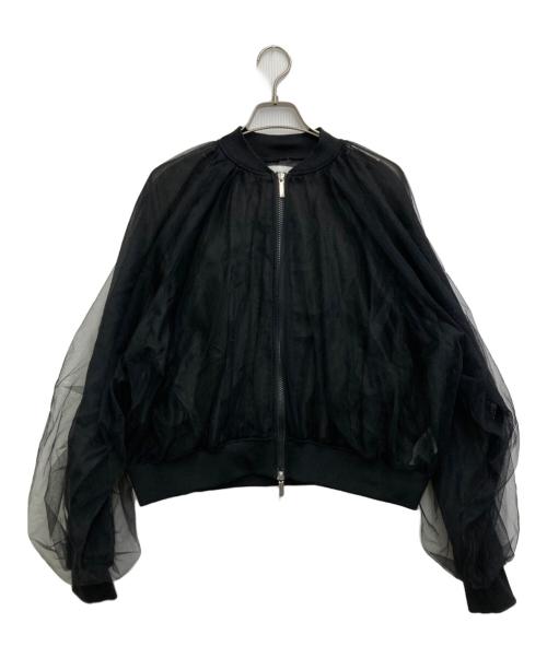 emmi（エミ）emmi (エミ) シアーボリュームブルゾン ブラック サイズ:freeの古着・服飾アイテム