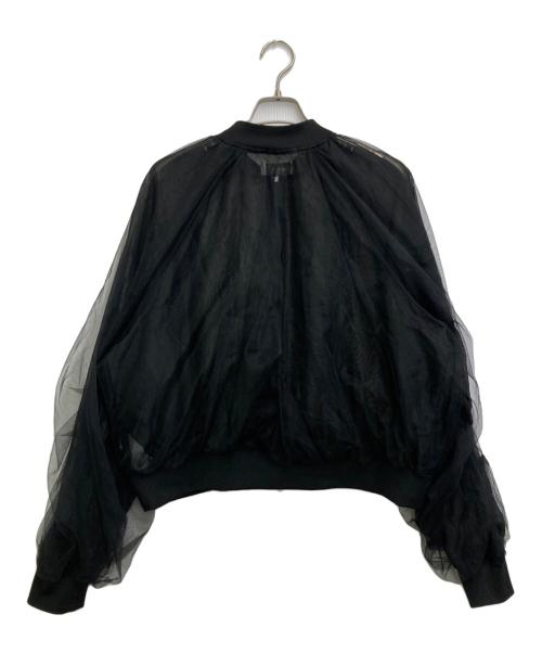 emmi（エミ）emmi (エミ) シアーボリュームブルゾン ブラック サイズ:freeの古着・服飾アイテム