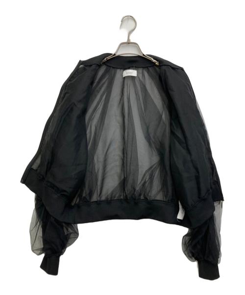 emmi（エミ）emmi (エミ) シアーボリュームブルゾン ブラック サイズ:freeの古着・服飾アイテム
