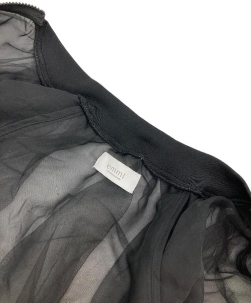 emmi（エミ）emmi (エミ) シアーボリュームブルゾン ブラック サイズ:freeの古着・服飾アイテム