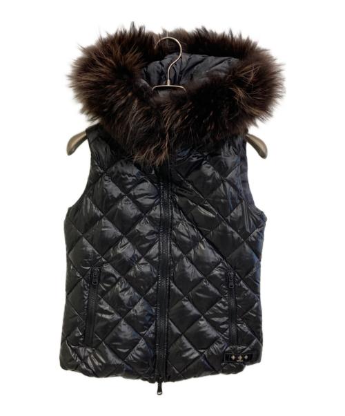 TATRAS（タトラス）TATRAS (タトラス) リバーシブル ファー付ダウン ベスト ブラック サイズ:SIZE 01の古着・服飾アイテム