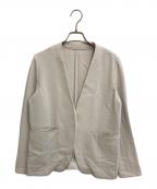 SOEJUソージュ）の古着「ノーカラージャケット」｜アイボリー