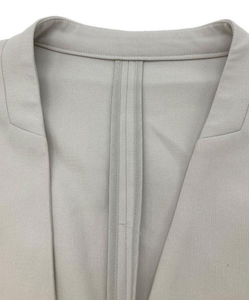 SOEJU（ソージュ）SOEJU (ソージュ) ノーカラージャケット アイボリー サイズ:Mの古着・服飾アイテム