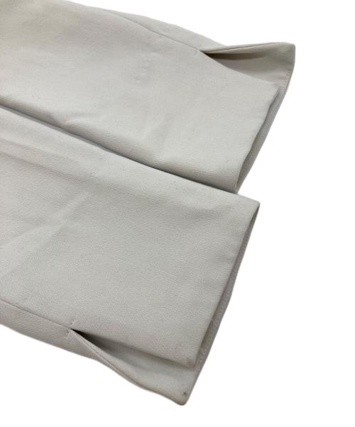 SOEJU（ソージュ）SOEJU (ソージュ) ノーカラージャケット アイボリー サイズ:Mの古着・服飾アイテム