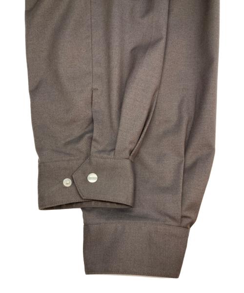 nano・universe（ナノ・ユニバース）nano・universe (ナノ・ユニバース) エアリーサキソニーコーチジャケット ブラウン サイズ:Lの古着・服飾アイテム