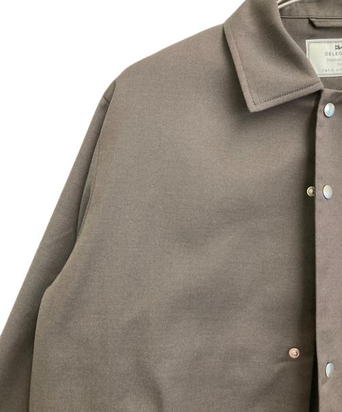 nano・universe（ナノ・ユニバース）nano・universe (ナノ・ユニバース) エアリーサキソニーコーチジャケット ブラウン サイズ:Lの古着・服飾アイテム