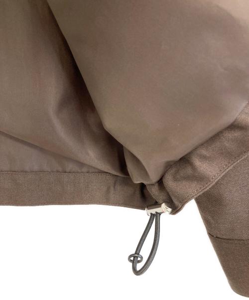 nano・universe（ナノ・ユニバース）nano・universe (ナノ・ユニバース) エアリーサキソニーコーチジャケット ブラウン サイズ:Lの古着・服飾アイテム