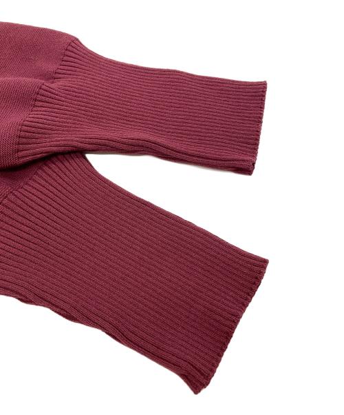 M'S GRACY（エムズグレイシー）M'S GRACY (エムズグレイシー) ダブルリボン Wジップ リボンカーディガン ボルドー サイズ:40の古着・服飾アイテム