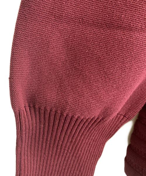 M'S GRACY（エムズグレイシー）M'S GRACY (エムズグレイシー) ダブルリボン Wジップ リボンカーディガン ボルドー サイズ:40の古着・服飾アイテム