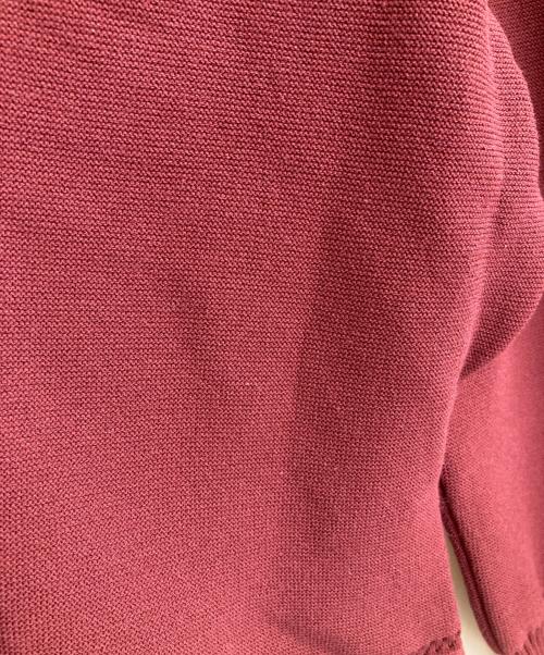 M'S GRACY（エムズグレイシー）M'S GRACY (エムズグレイシー) ダブルリボン Wジップ リボンカーディガン ボルドー サイズ:40の古着・服飾アイテム