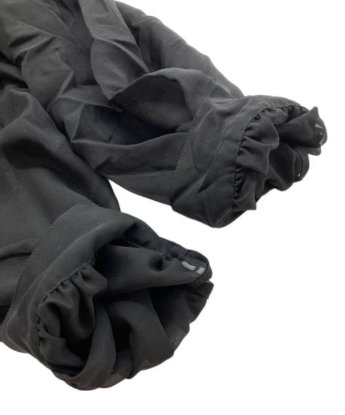 GRACE CONTINENTAL（グレースコンチネンタル）GRACE CONTINENTAL (グレースコンチネンタル) 切替チュールワンピース ブラック×パープル サイズ:38の古着・服飾アイテム