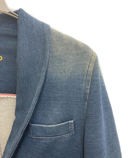 CIRCOLO 1901（チルコロ1901）Circolo 1901 (チルコロ1901) ウォッシュ加工デニムテーラードジャケット インディゴ サイズ:44の古着・服飾アイテム