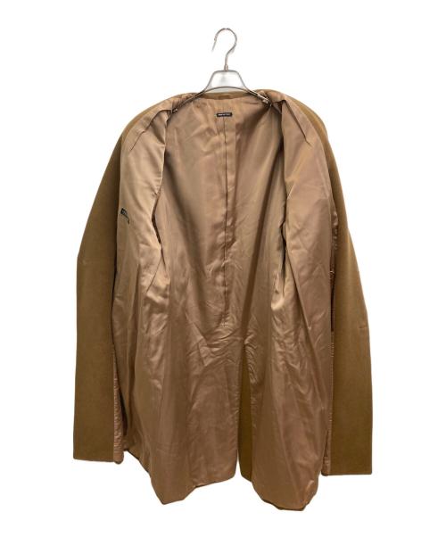 GIORGIO ARMANI（ジョルジョアルマーニ）GIORGIO ARMANI (ジョルジョアルマーニ) ウールチェスターコート ブラウン サイズ:52の古着・服飾アイテム