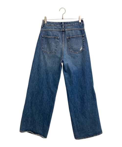 Lily Brown（リリーブラウン）Lily Brown (リリーブラウン) 25年モデル ステップウエストワイドデニムパンツ インディゴ サイズ:1の古着・服飾アイテム