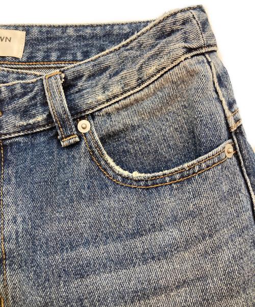 Lily Brown（リリーブラウン）Lily Brown (リリーブラウン) 25年モデル ステップウエストワイドデニムパンツ インディゴ サイズ:1の古着・服飾アイテム