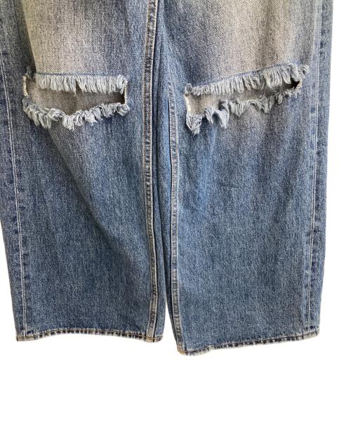 Lily Brown（リリーブラウン）Lily Brown (リリーブラウン) 25年モデル ステップウエストワイドデニムパンツ インディゴ サイズ:1の古着・服飾アイテム