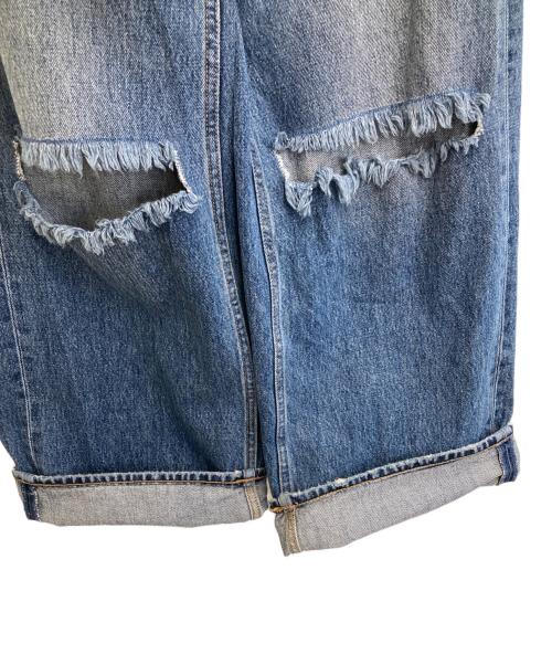 Lily Brown（リリーブラウン）Lily Brown (リリーブラウン) 25年モデル ステップウエストワイドデニムパンツ インディゴ サイズ:1の古着・服飾アイテム