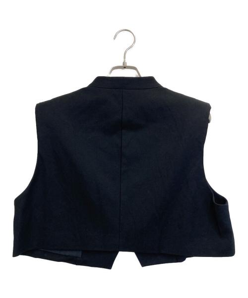 AEWEN MATOPH（イウエン マトフ）AEWEN MATOPH (イウエン マトフ) パワーショルダーベスト ブラック サイズ:-の古着・服飾アイテム