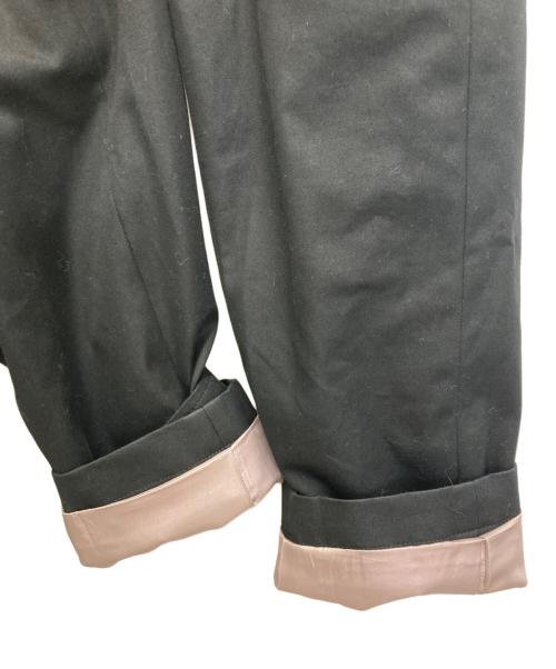 PAUL SMITH（ポールスミス）PAUL SMITH (ポールスミス) コットンギャバジン ダブルトレンチコート ブラック サイズ:Mの古着・服飾アイテム