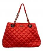 ）の古着「キルティングバッグ」｜レッド