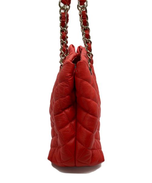 Kate Spade（ケイトスペード）Kate Spade (ケイトスペード) キルティングバッグ レッドの古着・服飾アイテム