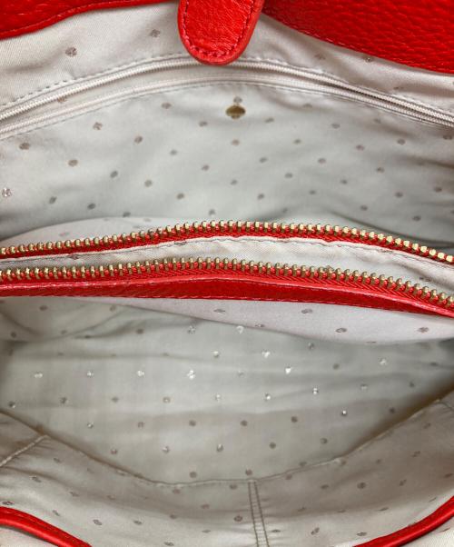 Kate Spade（ケイトスペード）Kate Spade (ケイトスペード) キルティングバッグ レッドの古着・服飾アイテム